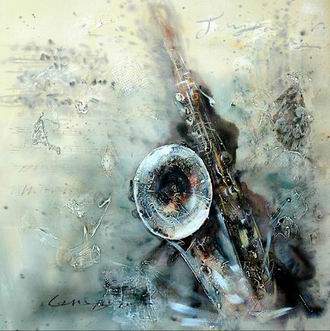 Musical Instrument oil painting